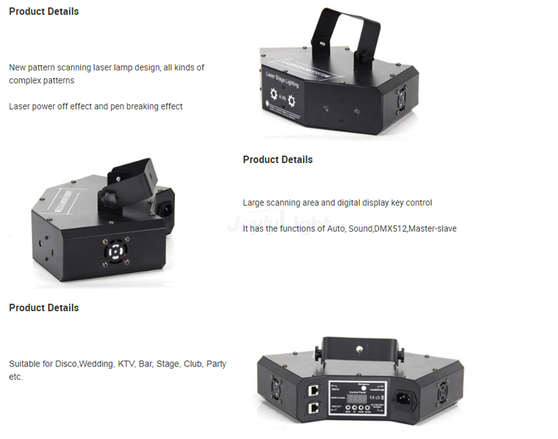 LY-K0603 6 eyes RGB effect beam laser light 图8